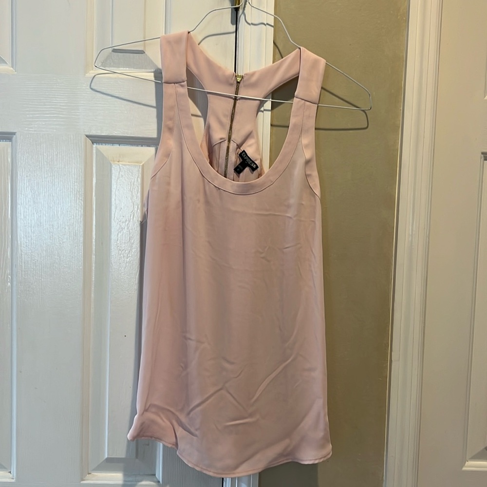 Pale Pink Sleeveless Express Blouse